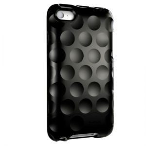  Hard Candy Cases Bubble Slider Soft Touch Black for iPod touch 4G (BS-ITOUCH-BLK)